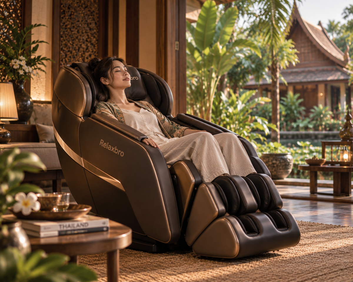 Relaxbro in a contemporary Southeast Asian or Asia-Pacific home
